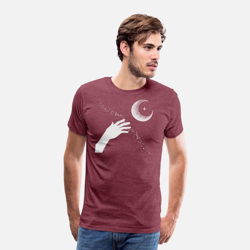 Hand Reaching for Crescent Moon Mystic Whimsy