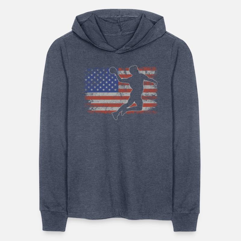 Handball Retro USA Flag Ball Sport 4th Of July
