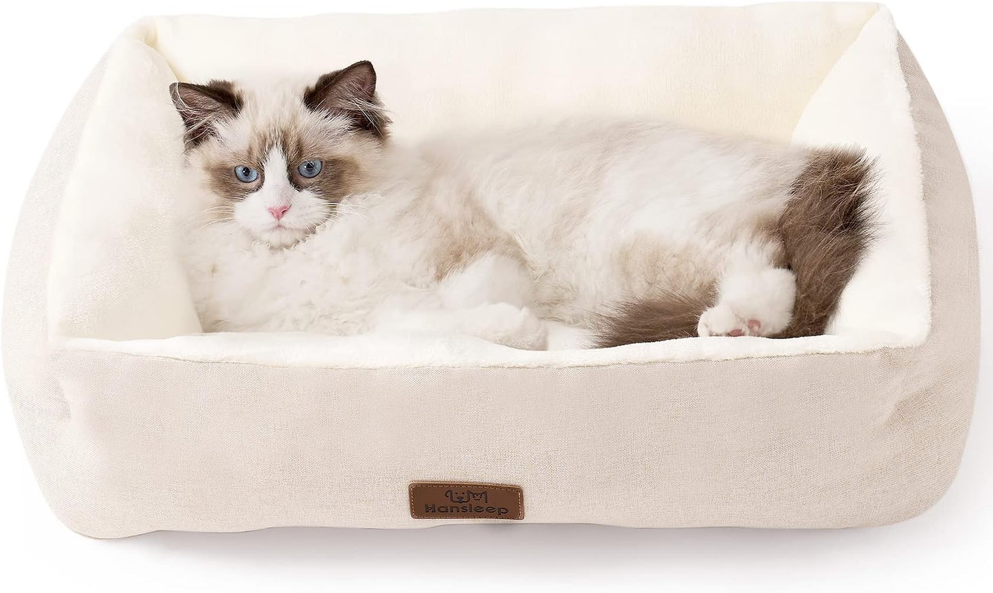 Hansleep Cat Bed Dog Bed Winter Pet Bed Fluffy Cus - Best Seller