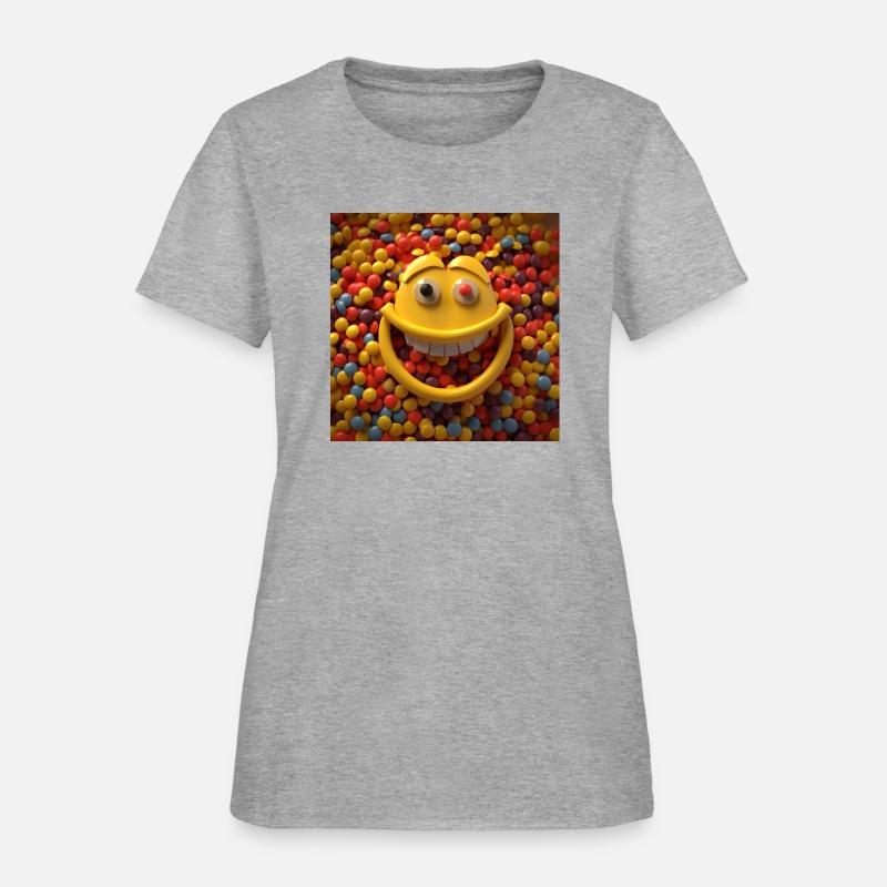 Happy face from bonbons
