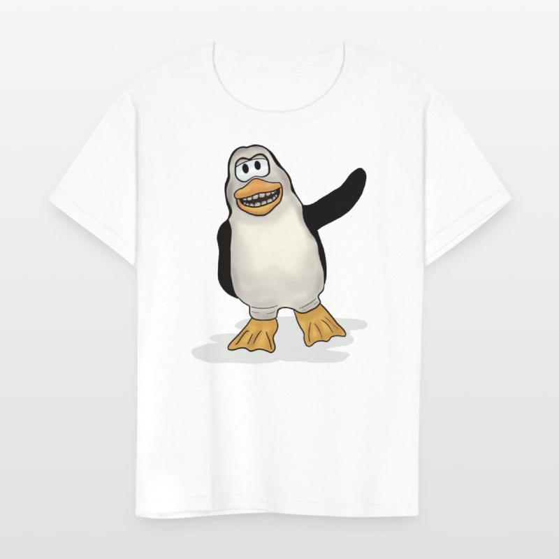 Happy the Penguin - Crazy Cool Kids Shirt Design
