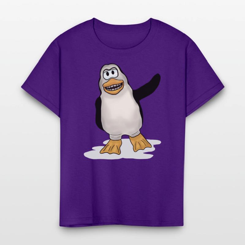 Happy the Penguin - Crazy Cool Kids Shirt Design