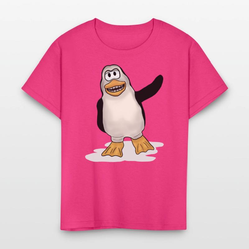 Happy the Penguin - Crazy Cool Kids Shirt Design