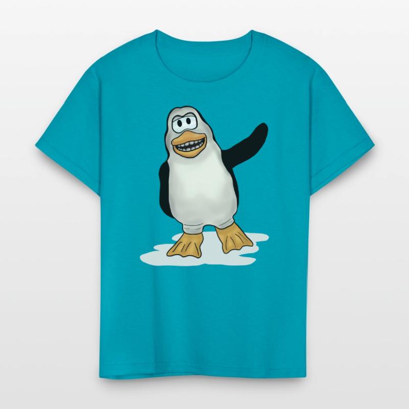 Happy the Penguin - Crazy Cool Kids Shirt Design