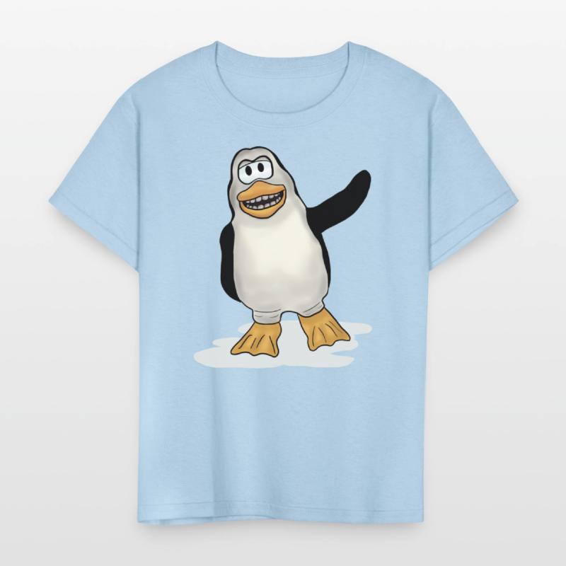 Happy the Penguin - Crazy Cool Kids Shirt Design