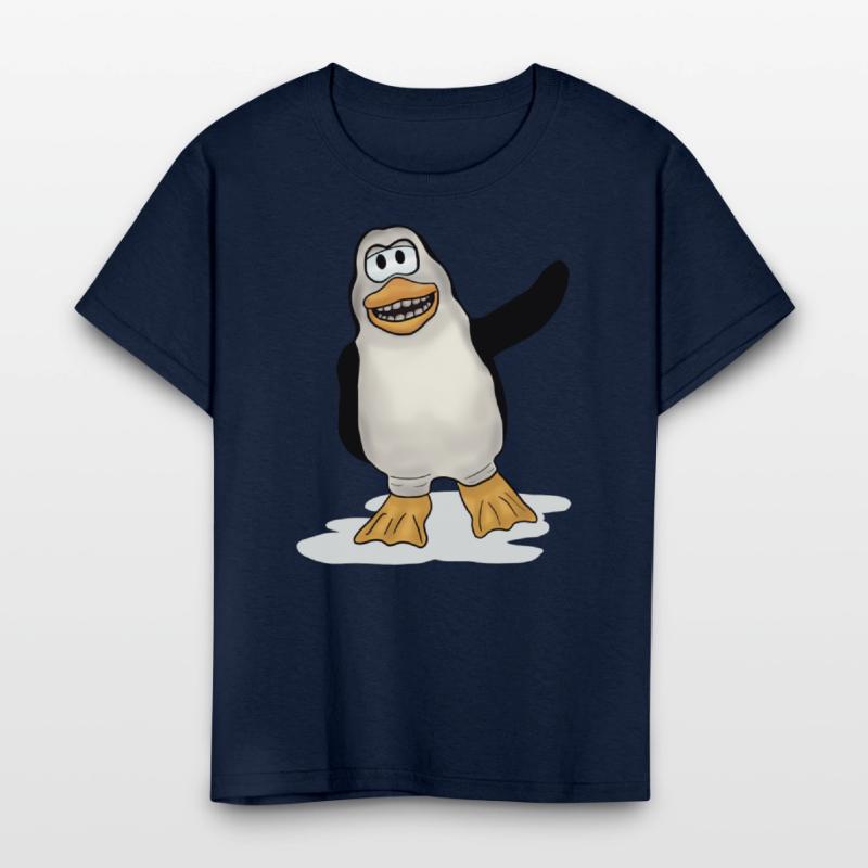 Happy the Penguin - Crazy Cool Kids Shirt Design