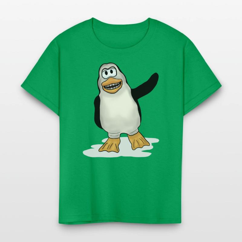 Happy the Penguin - Crazy Cool Kids Shirt Design