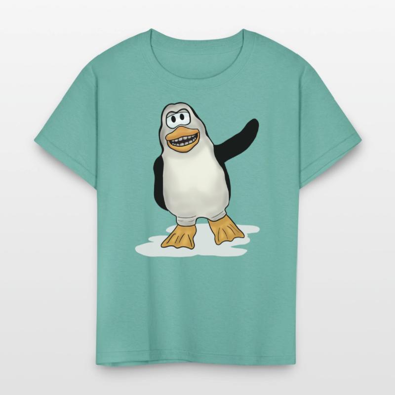 Happy the Penguin - Crazy Cool Kids Shirt Design