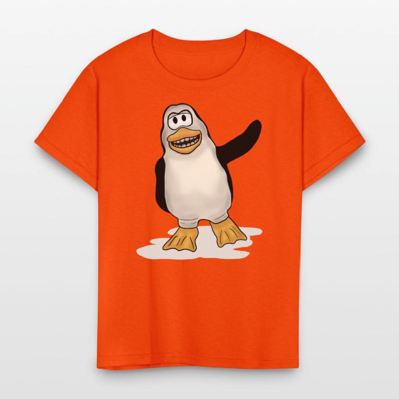 Happy the Penguin - Crazy Cool Kids Shirt Design