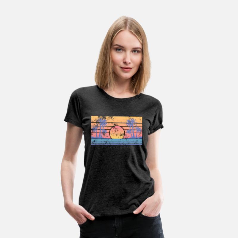 Hawaii Lanikai Beach Vibes Distressed