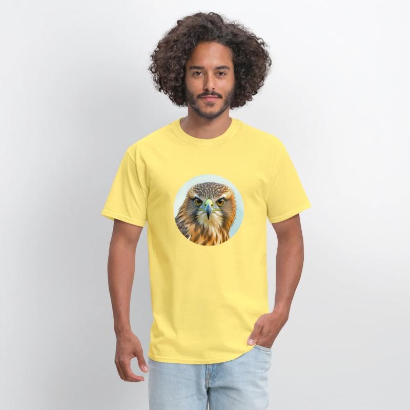 Hawk stare regal bird of prey birding bird watcher
