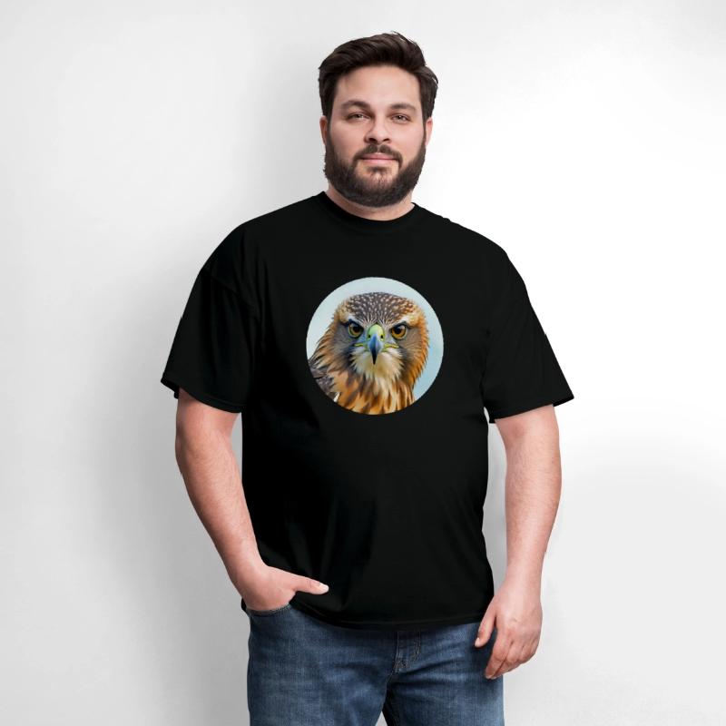 Hawk stare regal bird of prey birding bird watcher