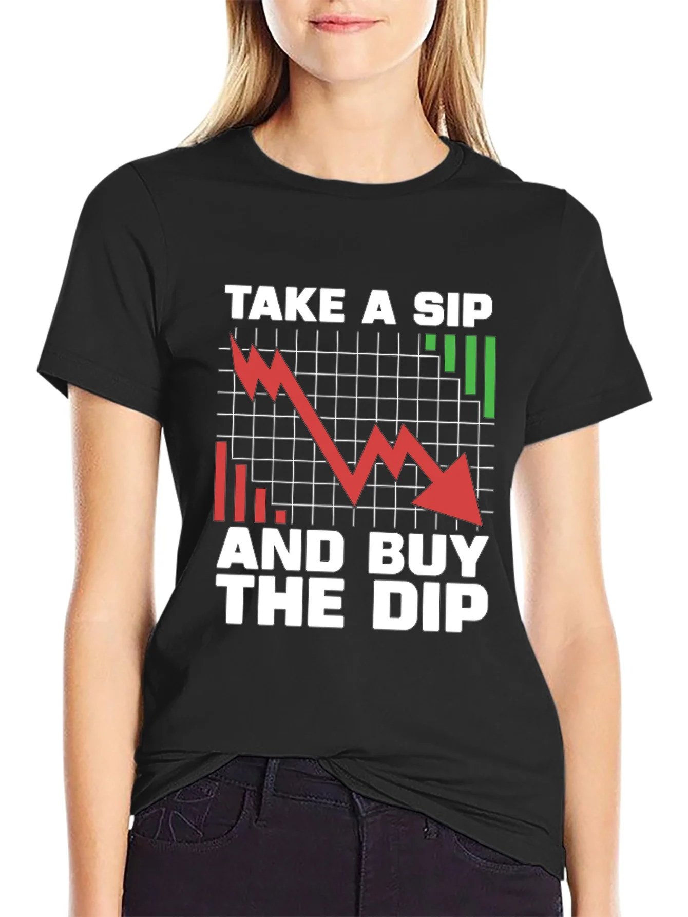Take a Sip and Buy the Dip Graphic Tee
