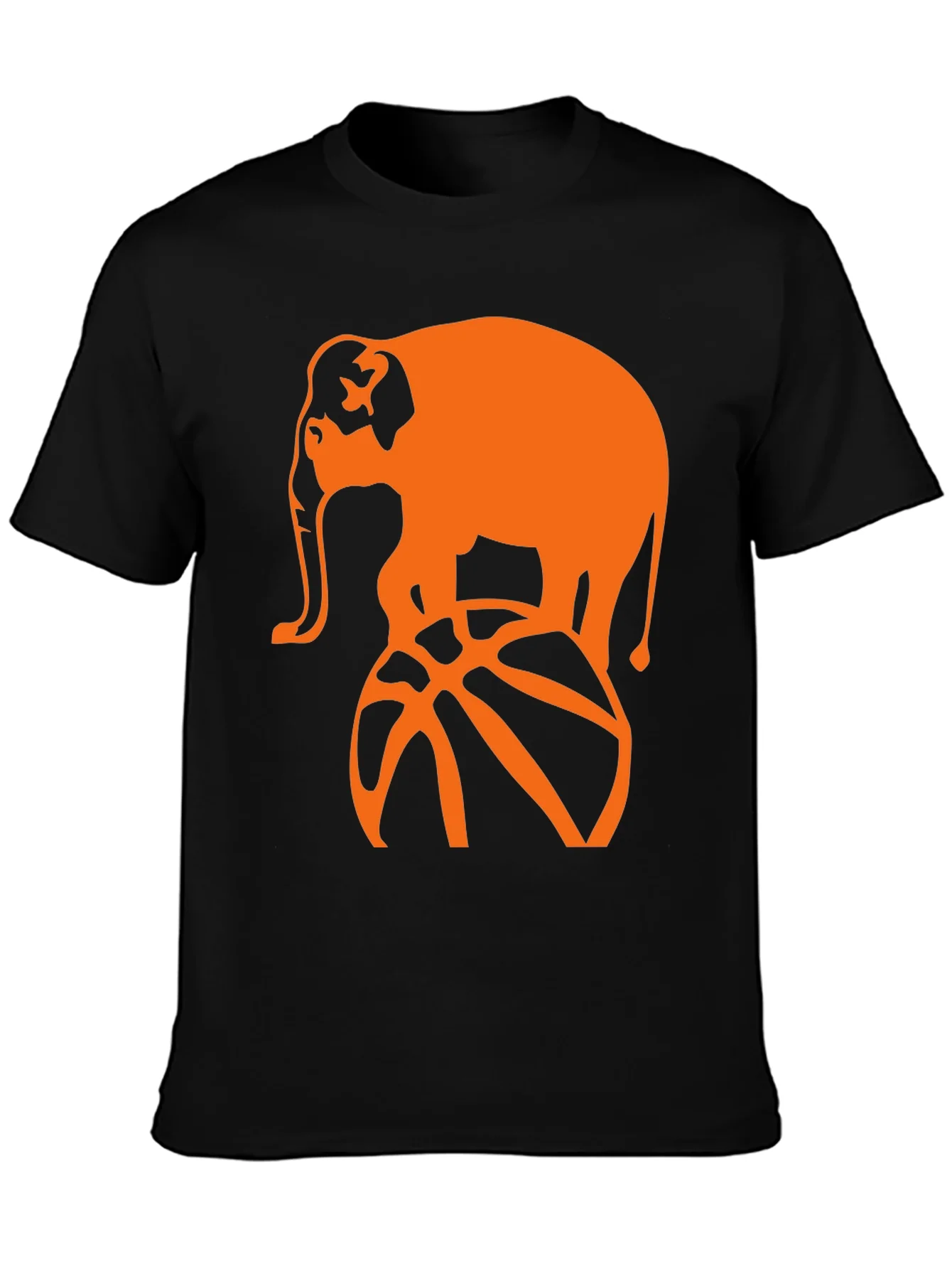 Elephant Basketball Graphic T-Shirt