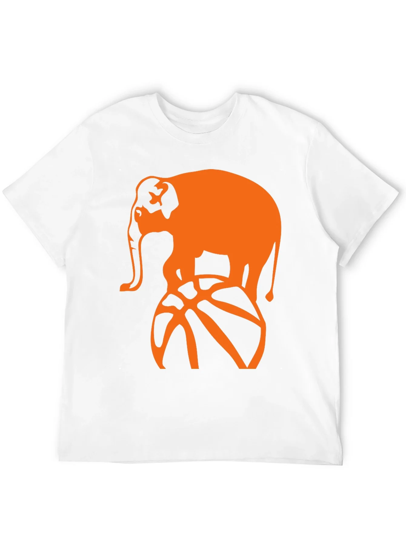 Elephant Basketball Graphic T-Shirt