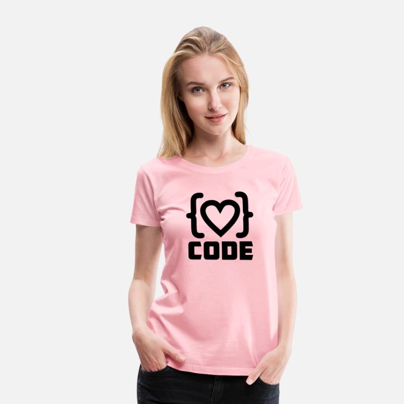 Heart programmer code logo with text 'CODE'