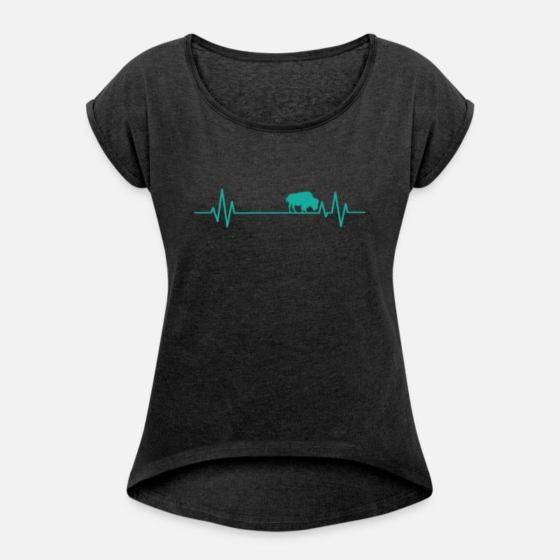Heartbeat Line Bison Animal