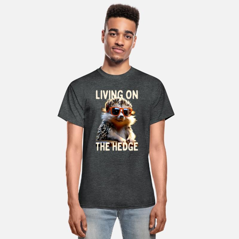 Hedgehog Living on the Hedge Pun I Love Hedgehogs