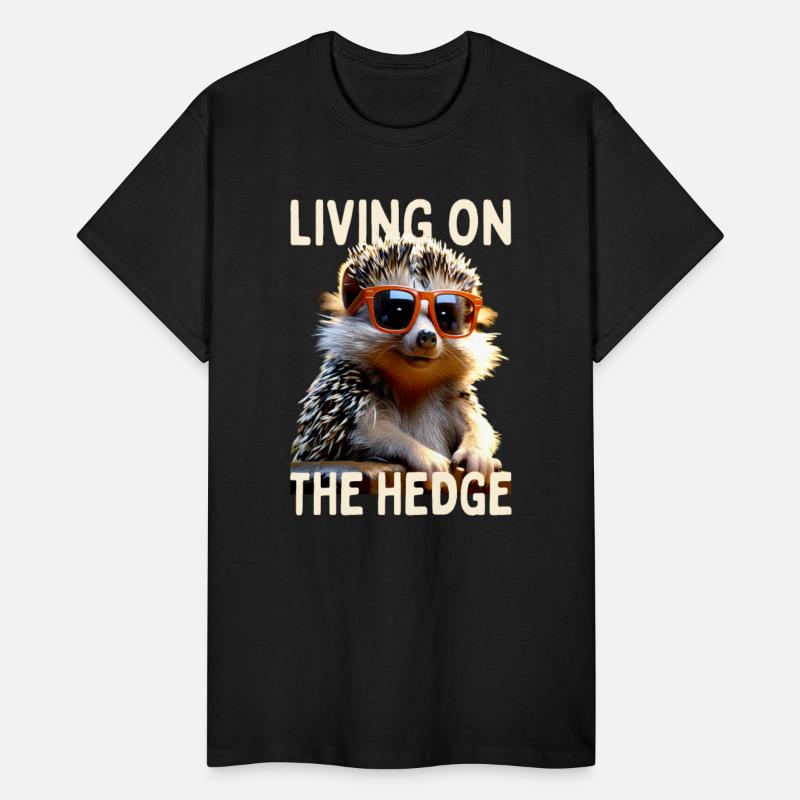 Hedgehog Living on the Hedge Pun I Love Hedgehogs