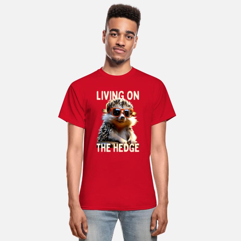 Hedgehog Living on the Hedge Pun I Love Hedgehogs
