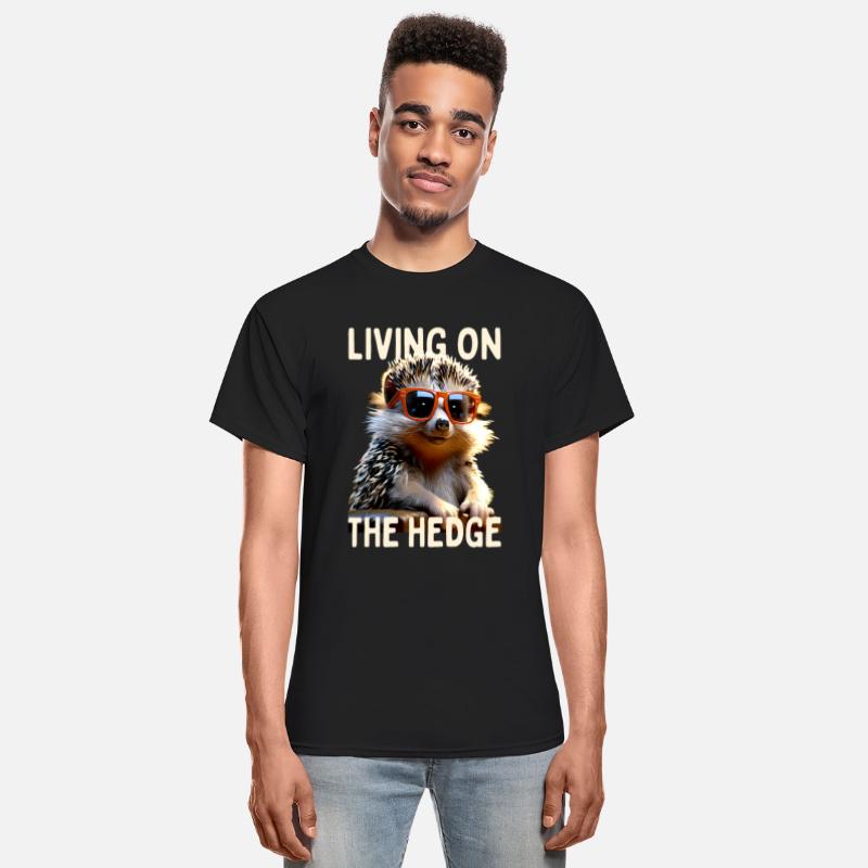 Hedgehog Living on the Hedge Pun I Love Hedgehogs