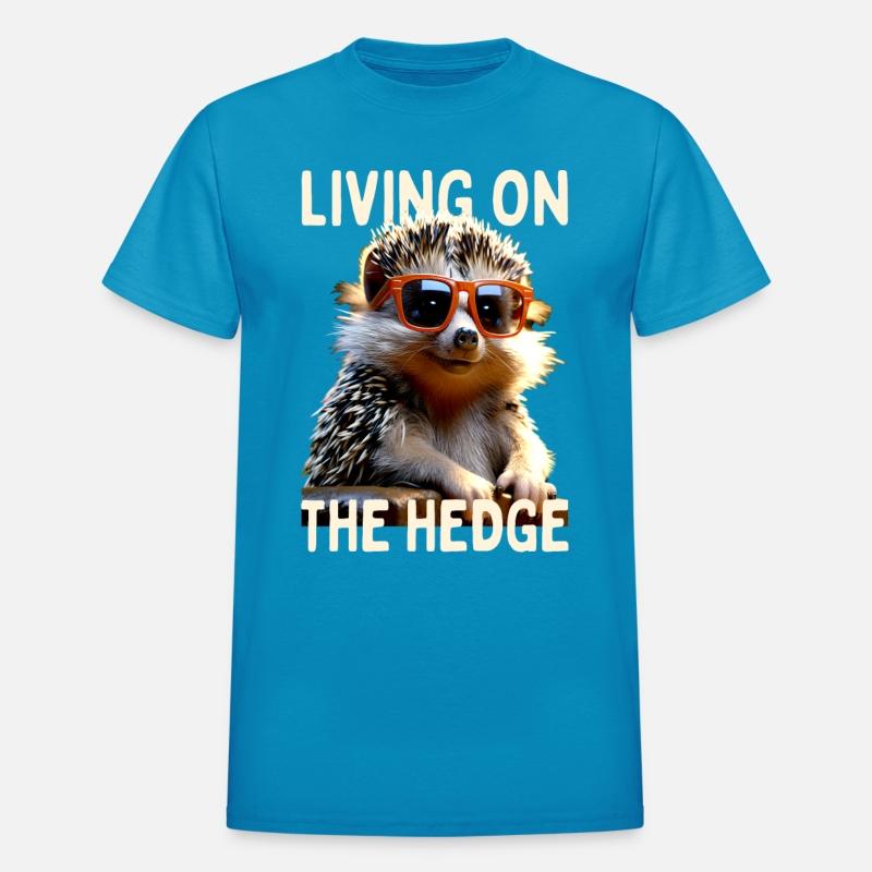 Hedgehog Living on the Hedge Pun I Love Hedgehogs