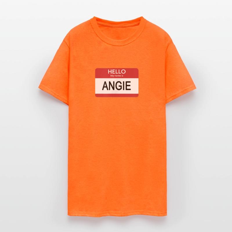 Hello Name Angie Tag