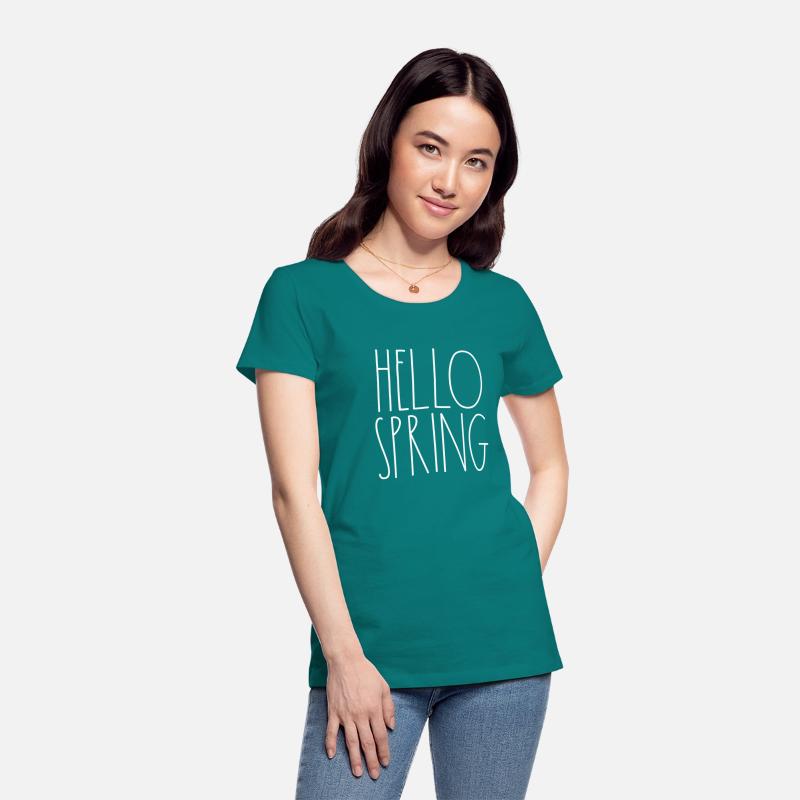 Hello Spring White Rae Dunn Inspired Minimalist
