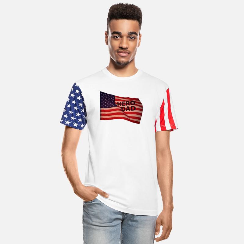 Hero Dad Flag - Patriotic US Design