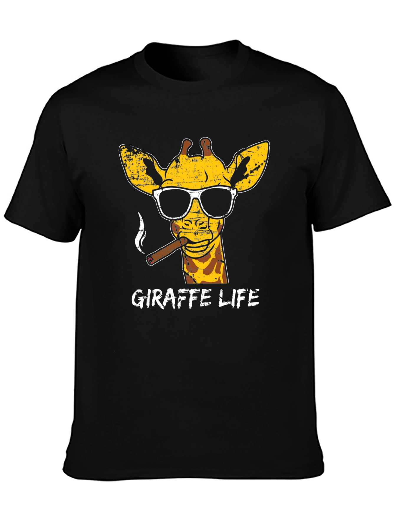 Giraffe Life Graphic T-Shirt - Cool & Fun!