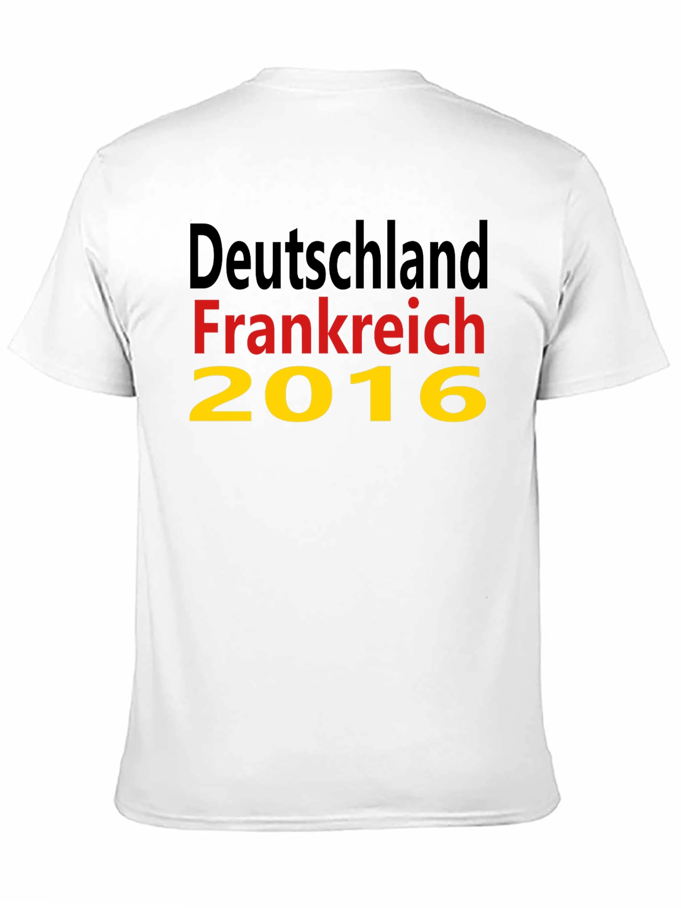 Deutschland Frankreich 2016 Black T-Shirt