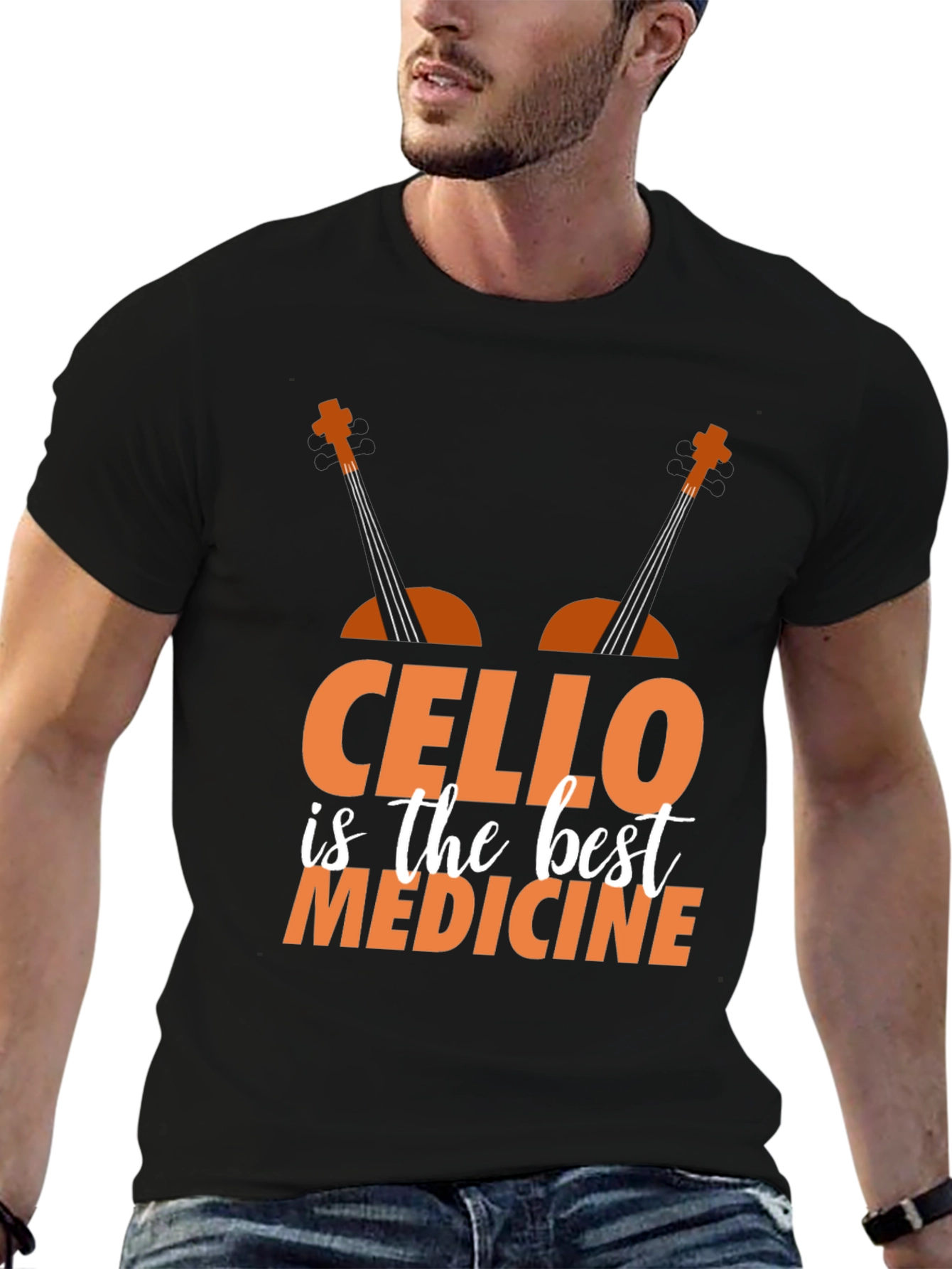 Cello is the Best Medicine Graphic T-Shirt