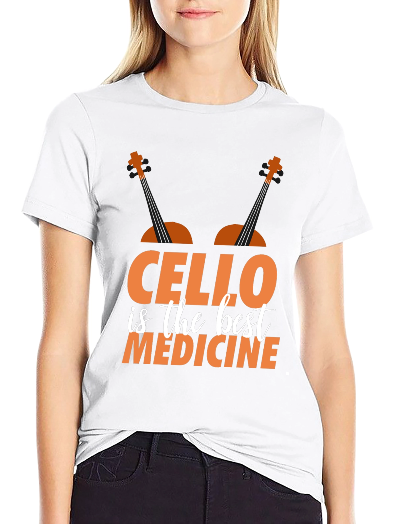 Cello is the Best Medicine Graphic T-Shirt