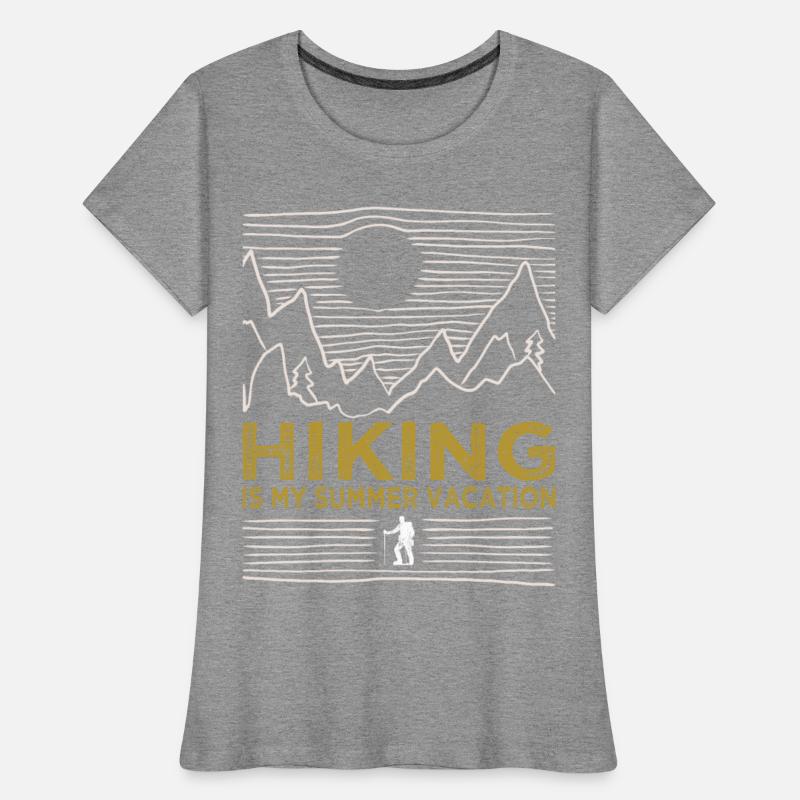 Hiking is my summer vacation hiker trekking