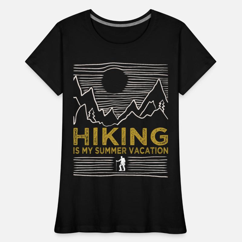 Hiking is my summer vacation hiker trekking