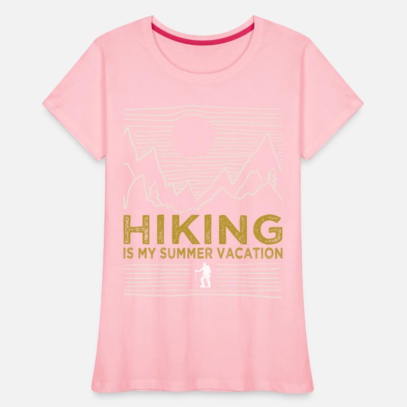 Hiking is my summer vacation hiker trekking