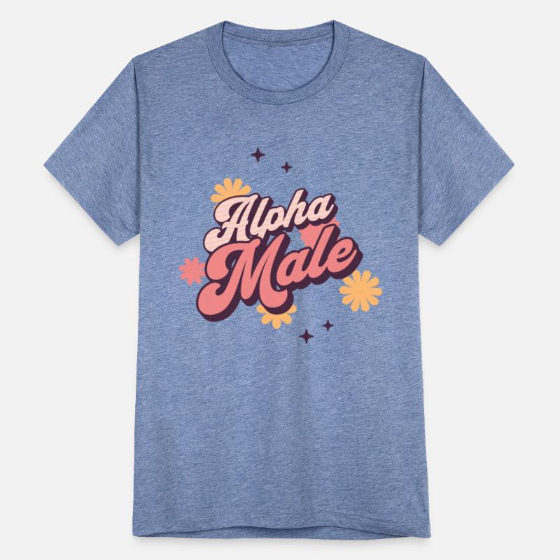 Hippie Style Alpha Male Parody Tee