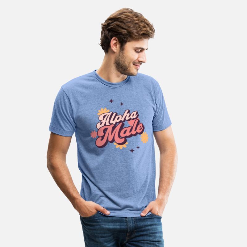 Hippie Style Alpha Male Parody Tee