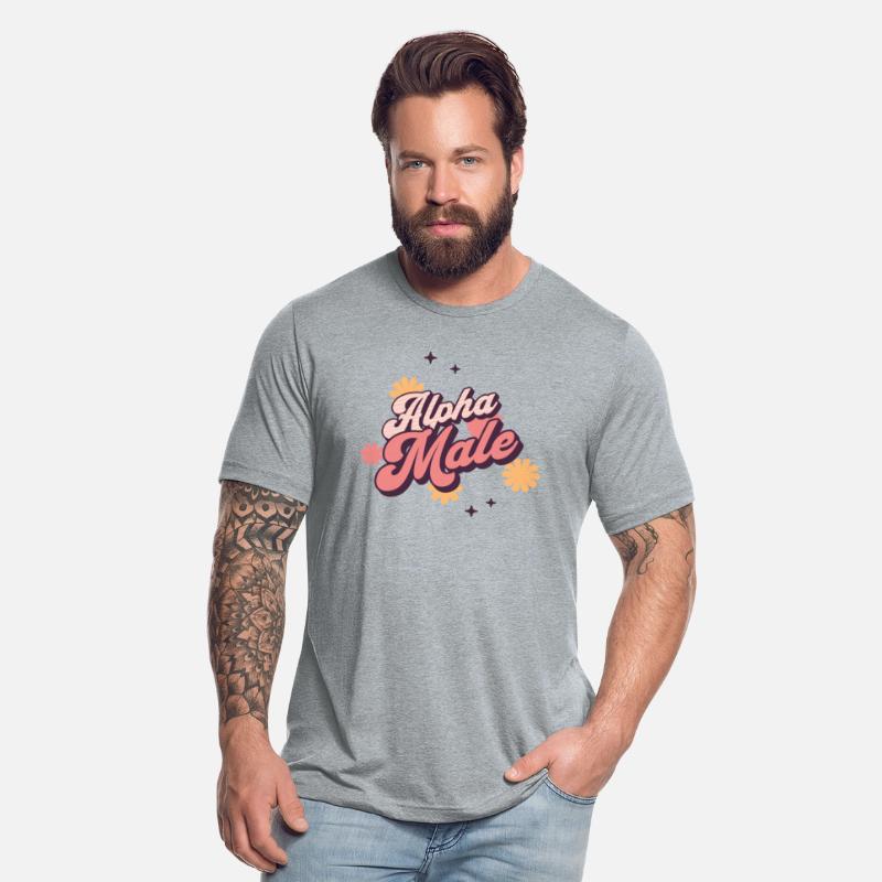 Hippie Style Alpha Male Parody Tee