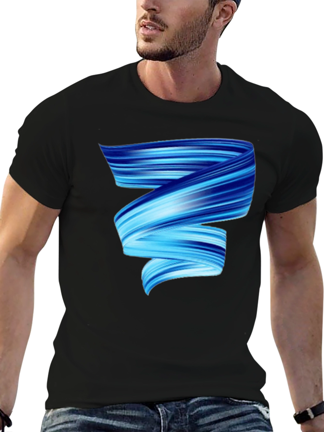 Modern Swirl Graphic Tee
