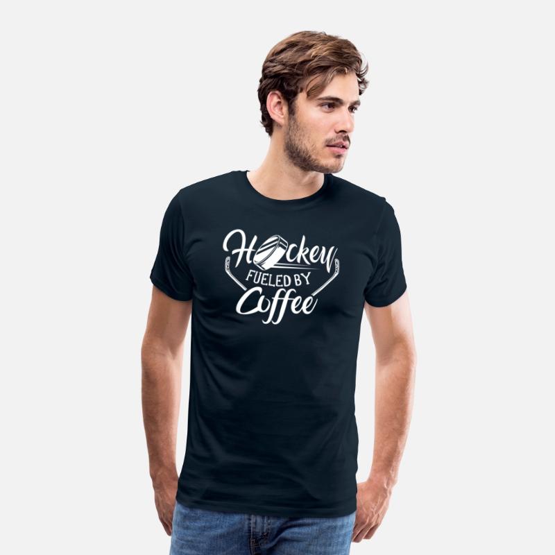 Hockey Fueled By Coffee Goalie Player Game Team