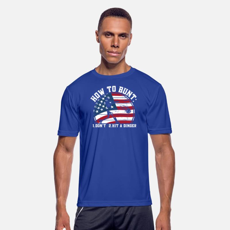 How To Bunt Don't Hit a Dinger USA flag Big Hit