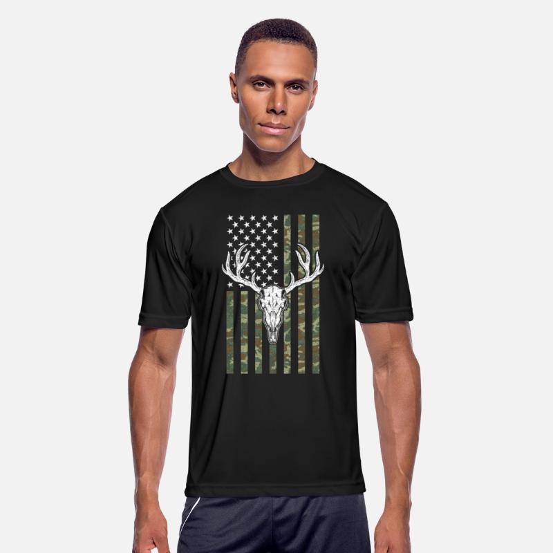 Hunting American Camouflage USA Flag White-tailed