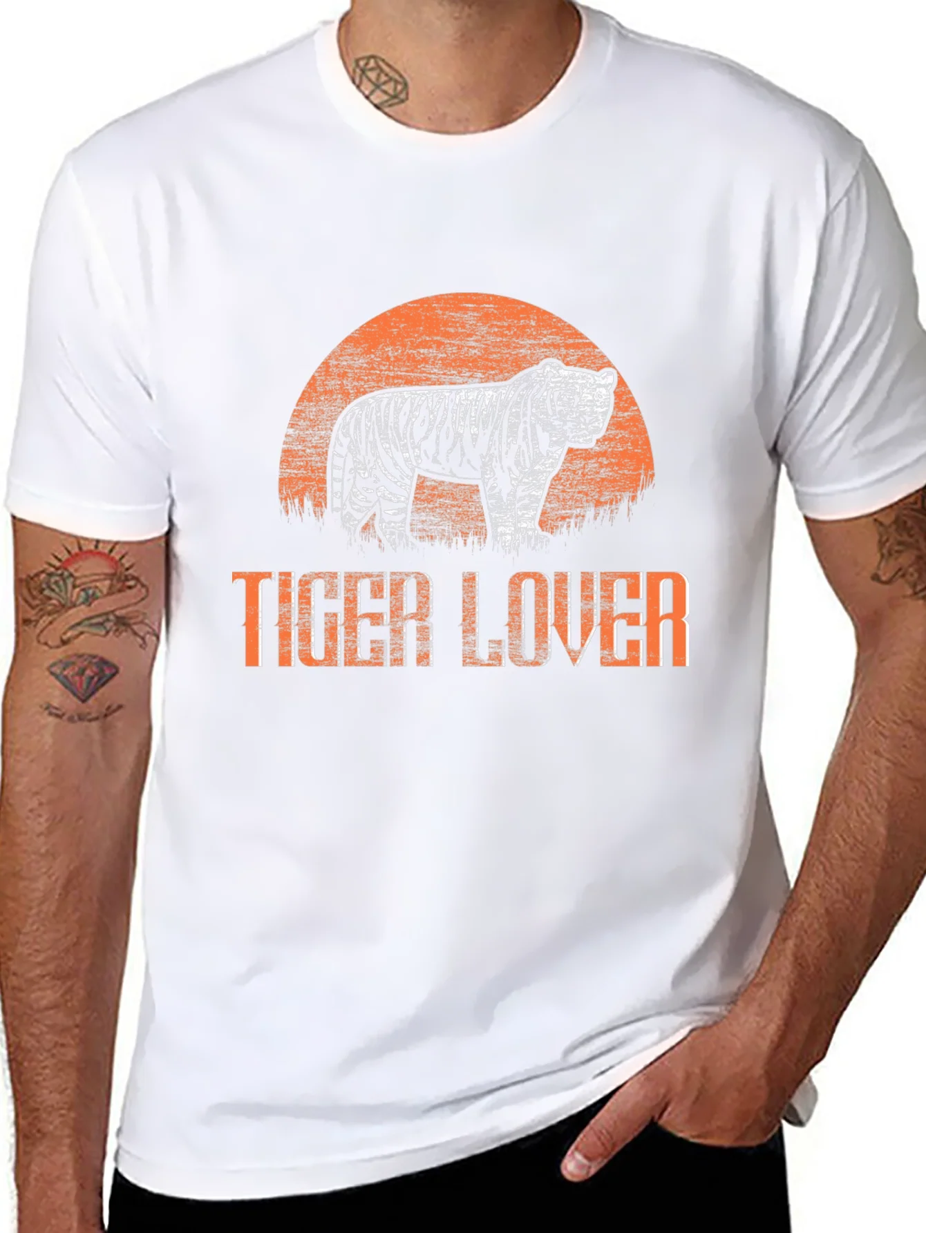 Tiger Lover Graphic T-Shirt - Wildlife Enthusiast Tee