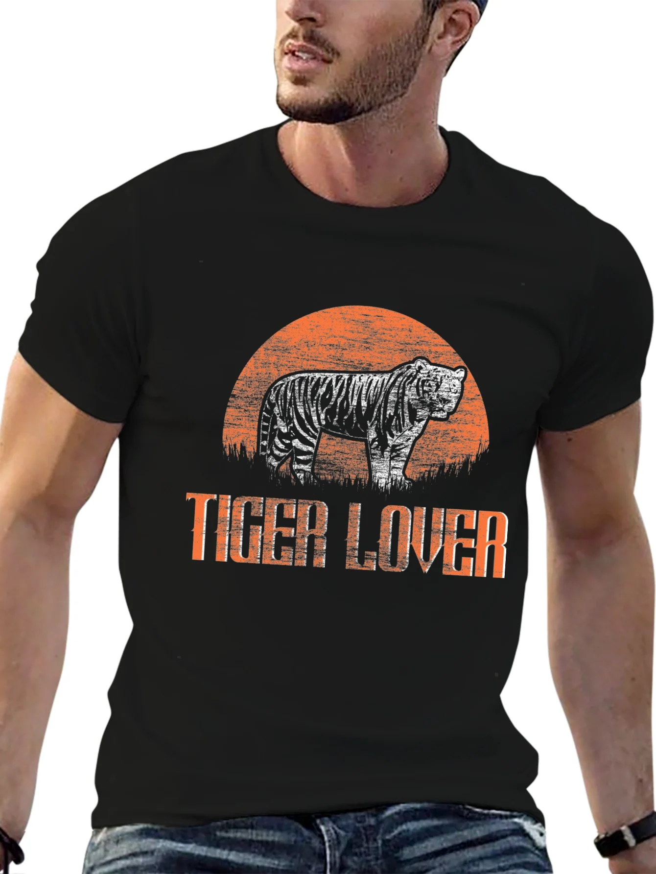 Tiger Lover Graphic T-Shirt - Wildlife Enthusiast Tee