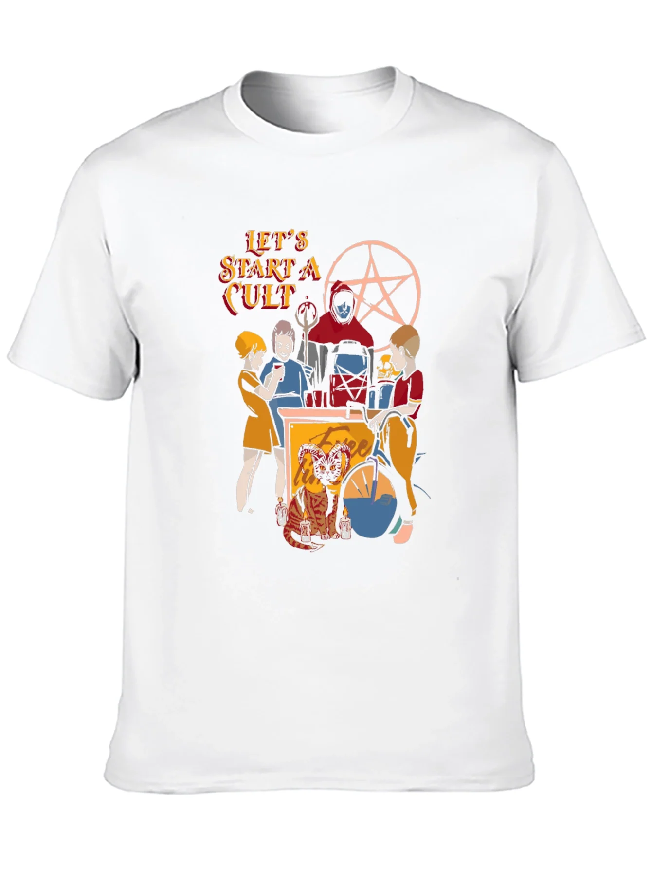 Lets Start A Cult Graphic T-Shirt