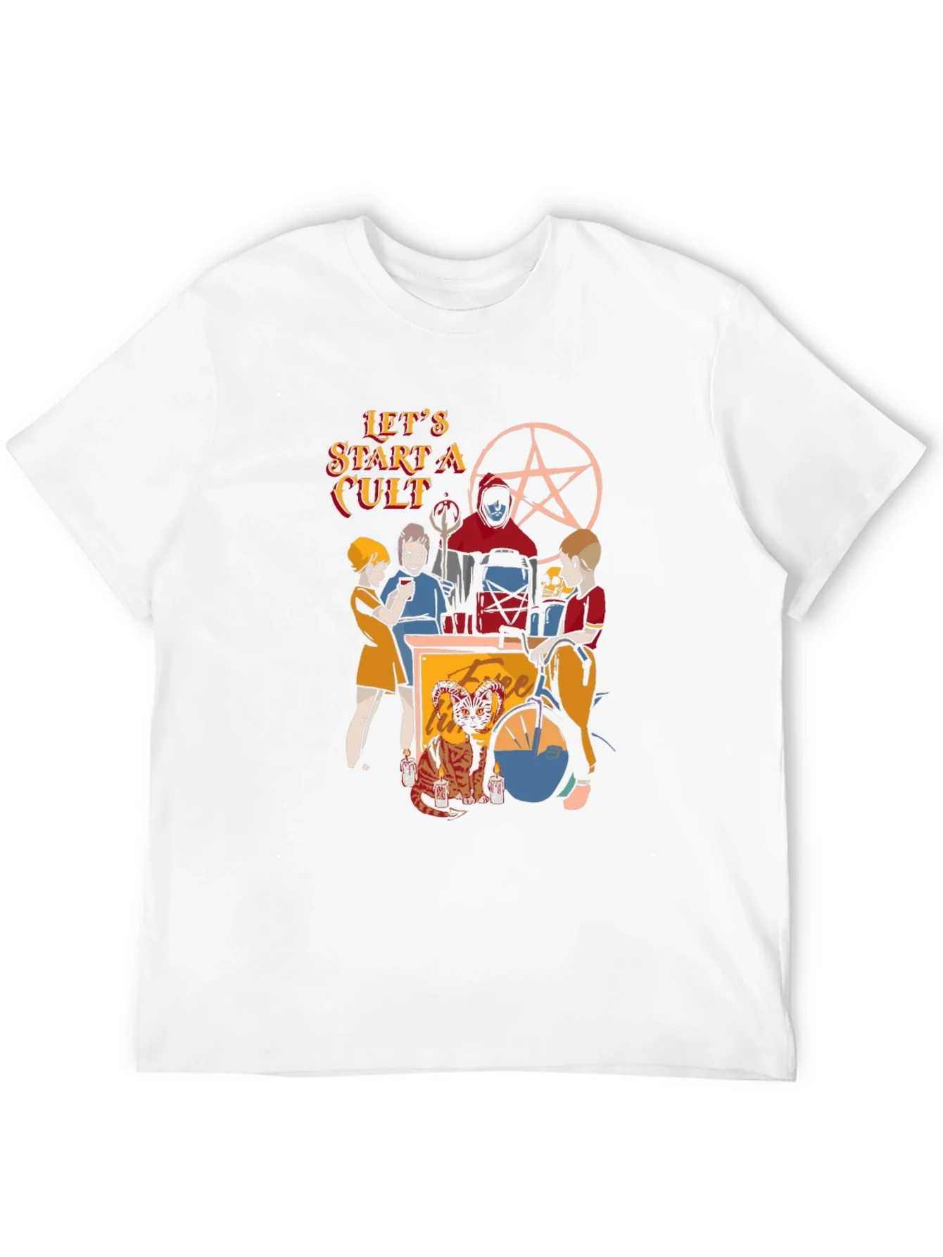 Lets Start A Cult Graphic T-Shirt