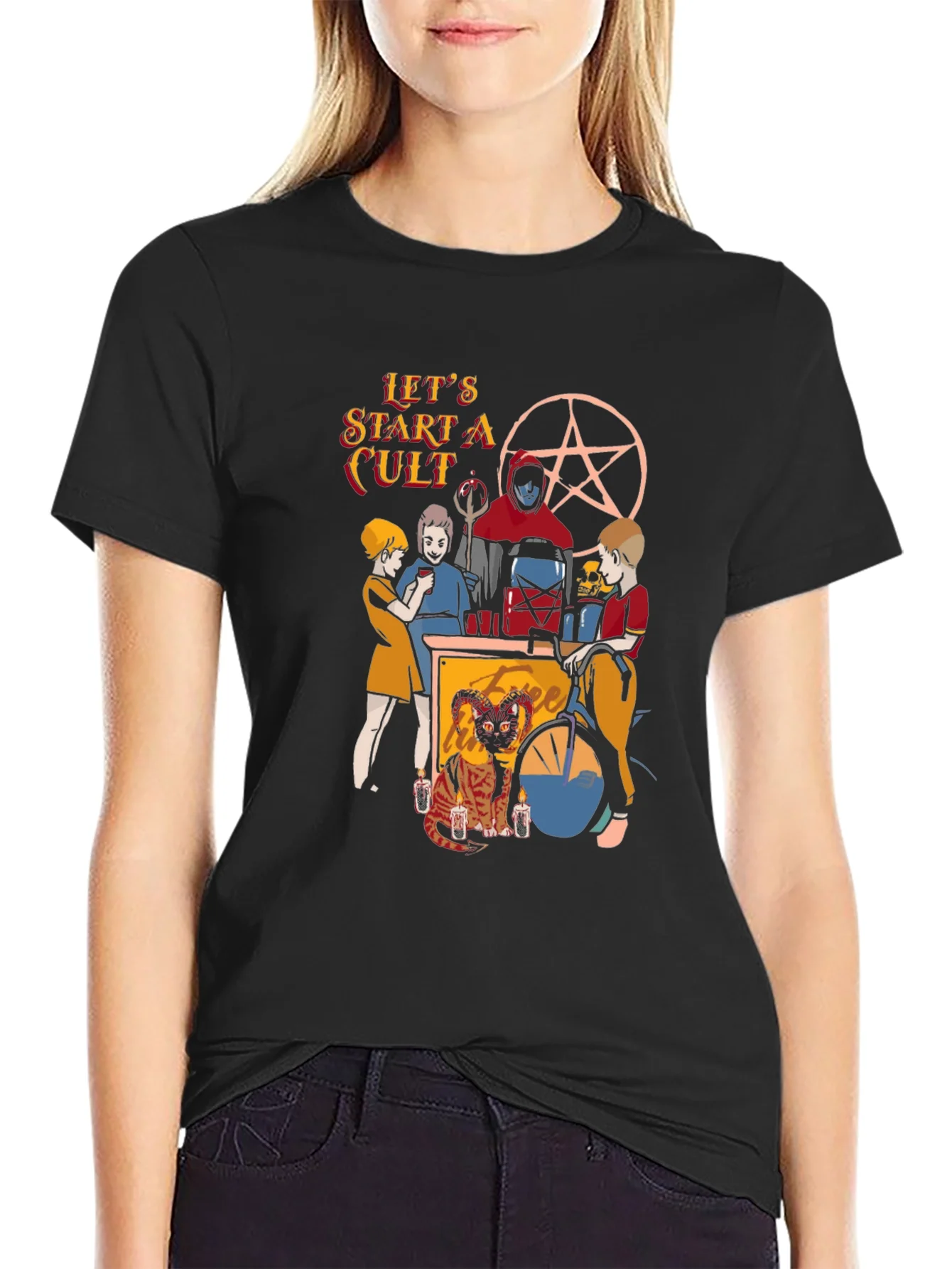 Lets Start A Cult Graphic T-Shirt
