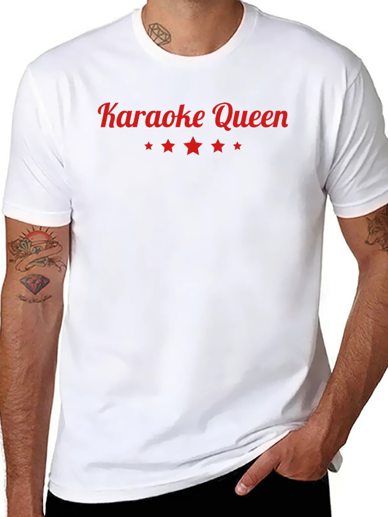 Karaoke Queen Black T-Shirt