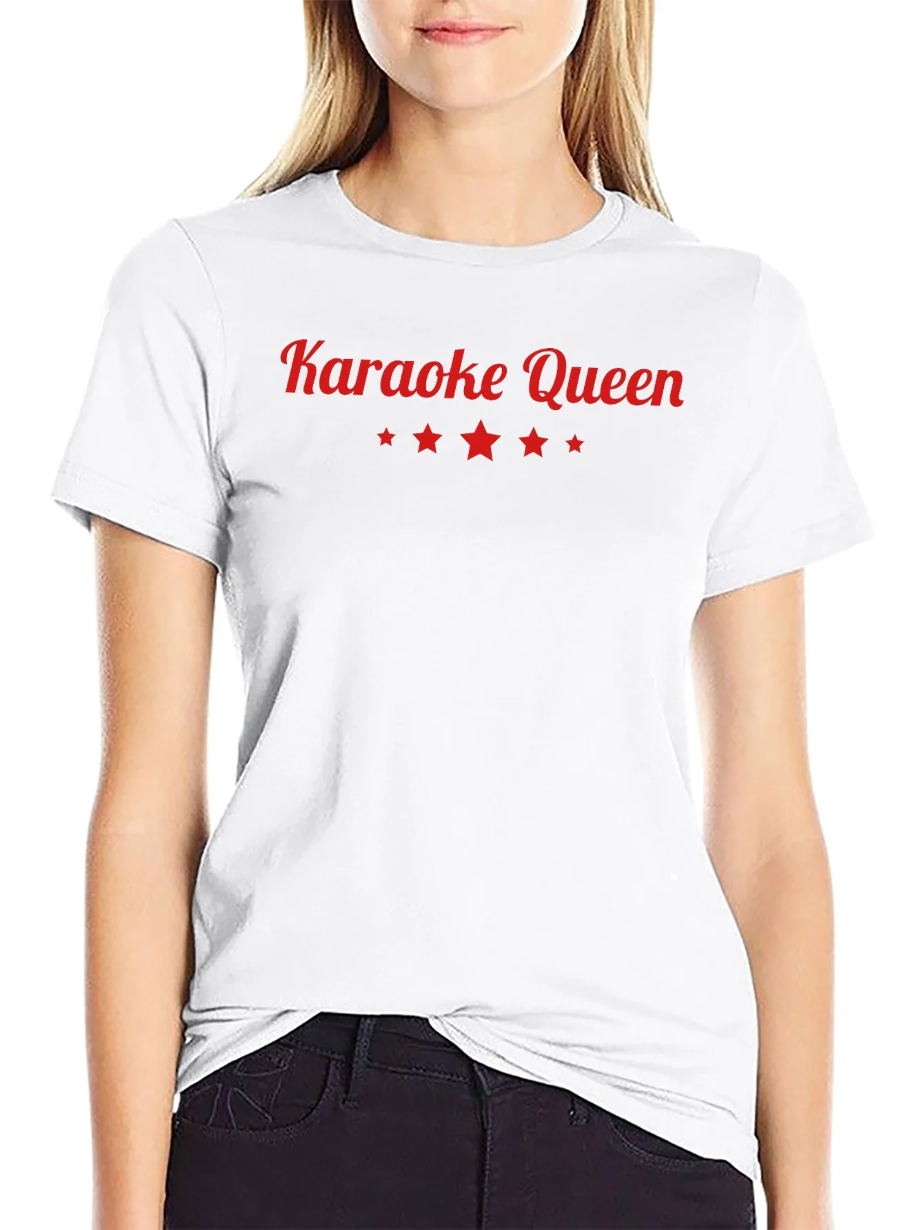 Karaoke Queen Black T-Shirt